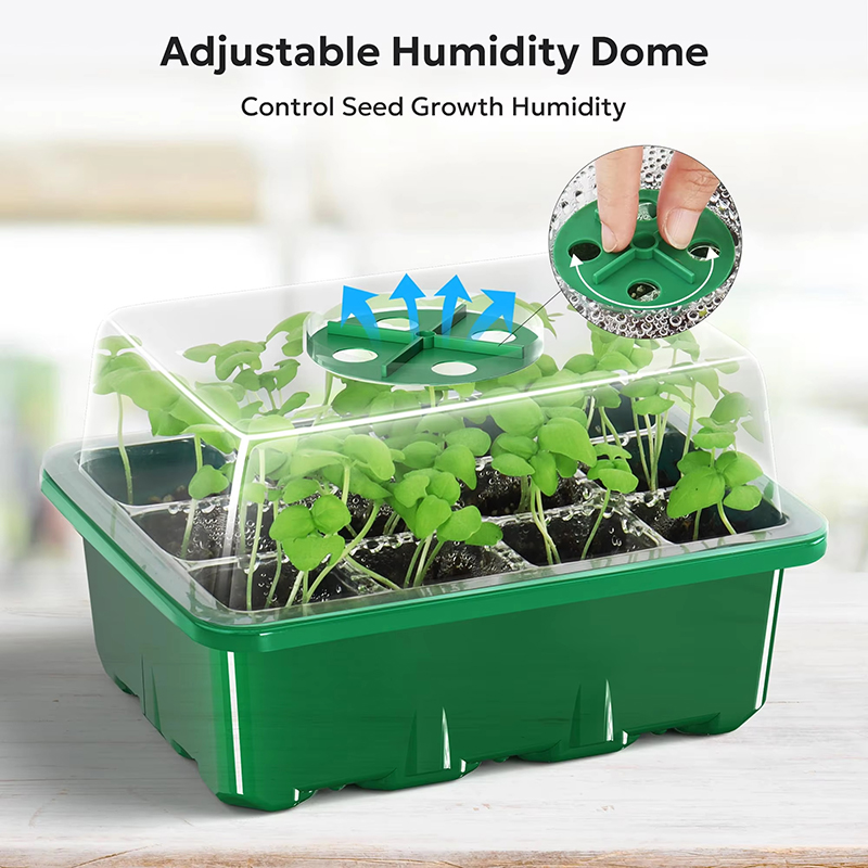 Dome Propagation Kit - 12Grids Seedling Trays Seed Starter Kit