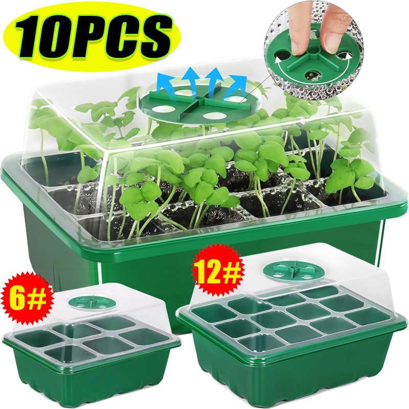 6/12 Grids Growing Starting Nu - Dome Propagation Kit ulasan dan harga