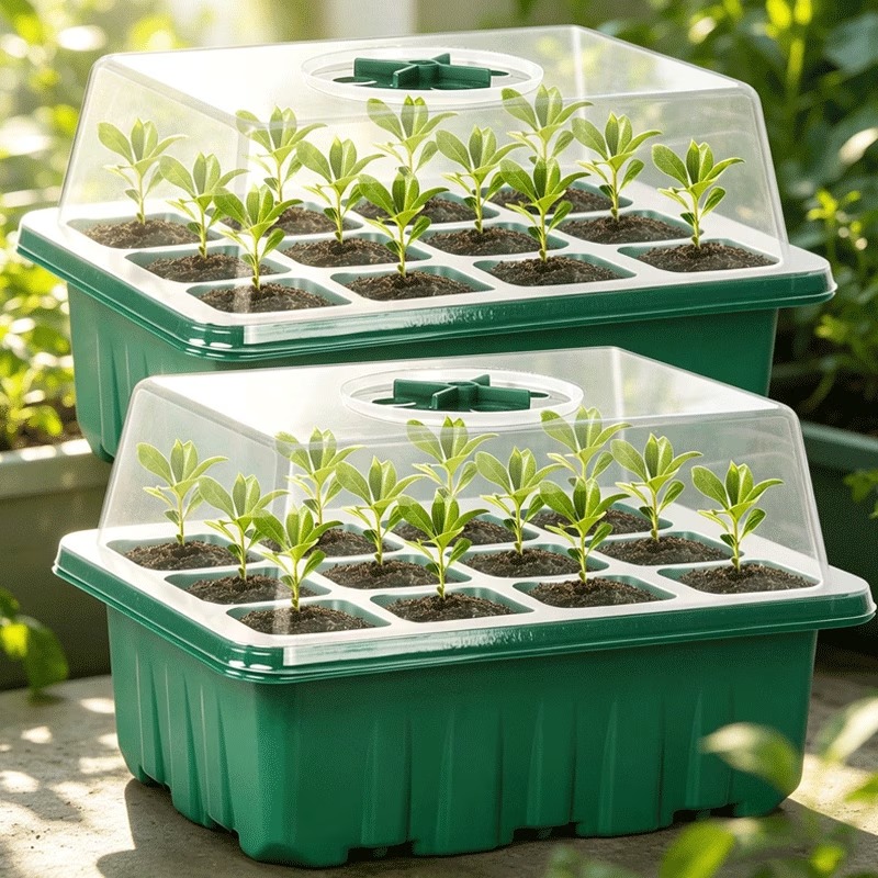 3pcs Seed Starter Tray Mini Gr - Dome Propagation Kit ulasan dan harga