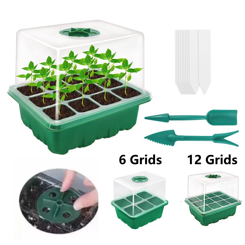 Seed Starter Tray Mini Greenho - Dome Propagation Kit ulasan dan harga