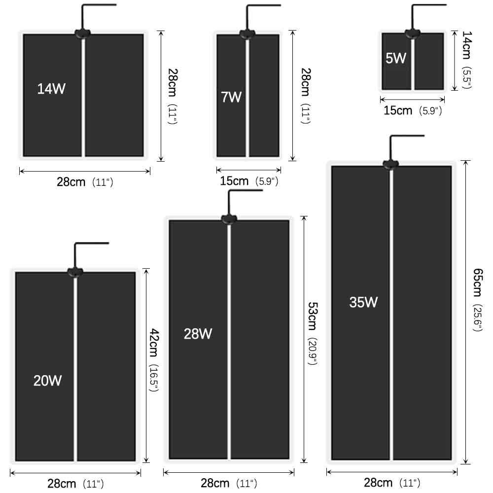 35W-5W Seeds Seedlings Plant H - Seedling Heat Pad ulasan dan harga