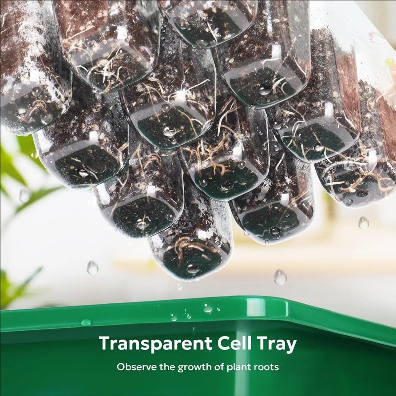 10pcs/5pcs Seedling Trays Seed - Dome Propagation Kit ulasan dan harga