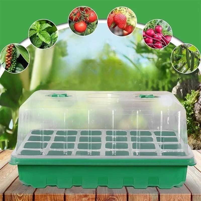 1/5-Piece Seedling Tray Kit -  - Dome Propagation Kit ulasan dan harga