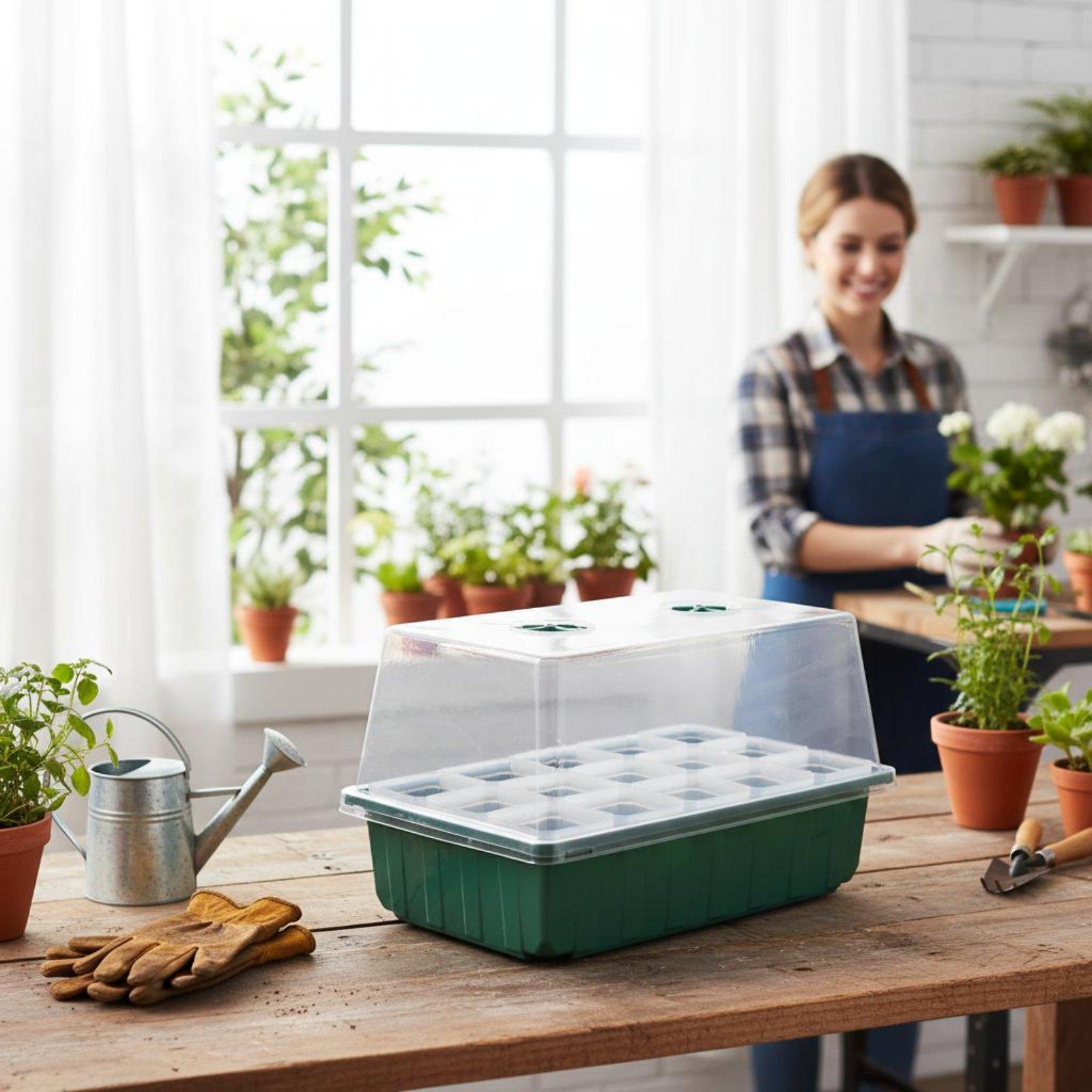 Mini Greenhouse Propagator Box - Dome Propagation Kit ulasan dan harga