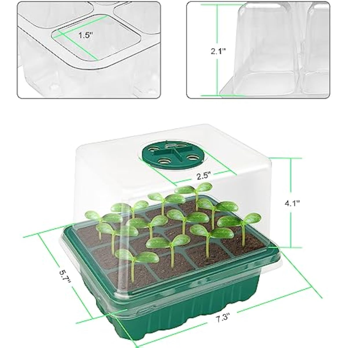 Seed Propagation Kit with Adju - Dome Propagation Kit ulasan dan harga