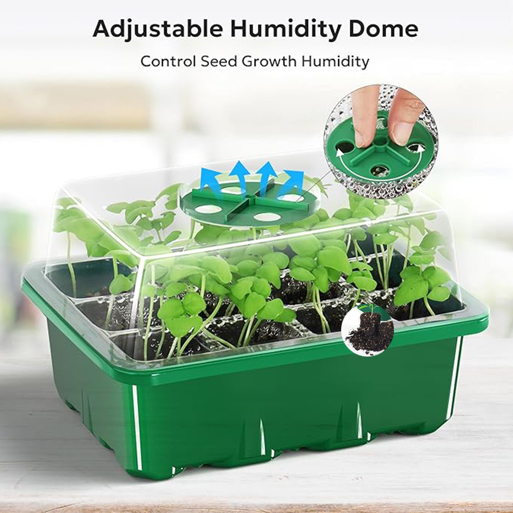10pcs/set Seedling Trays Seed  - Dome Propagation Kit ulasan dan harga
