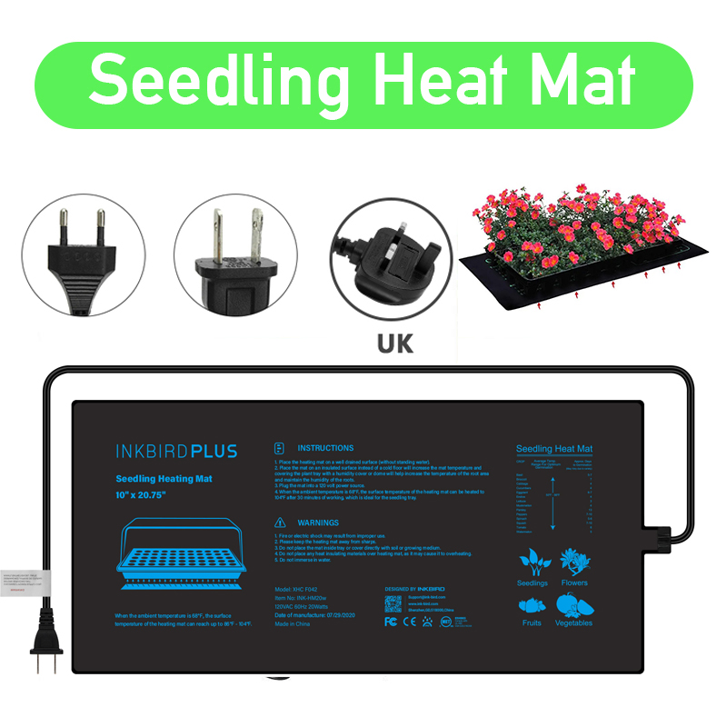 20.75x10CM EU/US/UK/AU Plug Se - Seedling Heat Pad ulasan dan harga