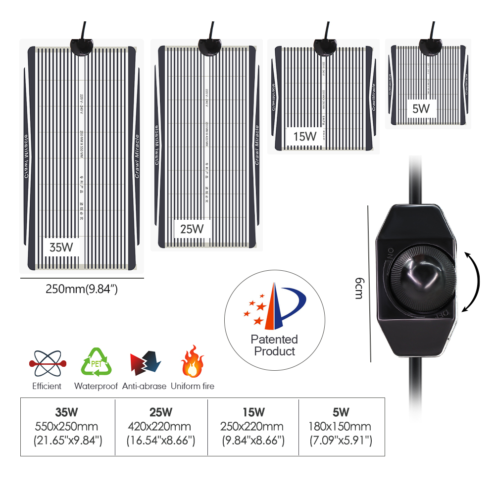 EU/AU/UK/US Graphene Material  - Seedling Heat Pad ulasan dan harga