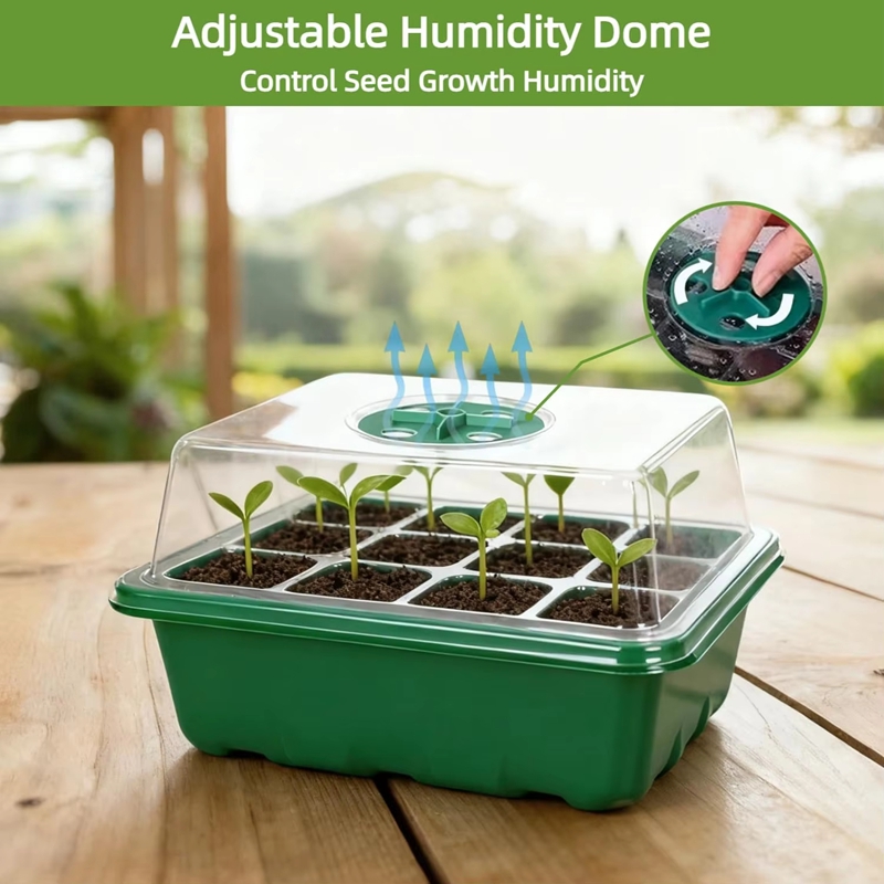 Seed Starter Tray Mini Greenho - Dome Propagation Kit ulasan dan harga