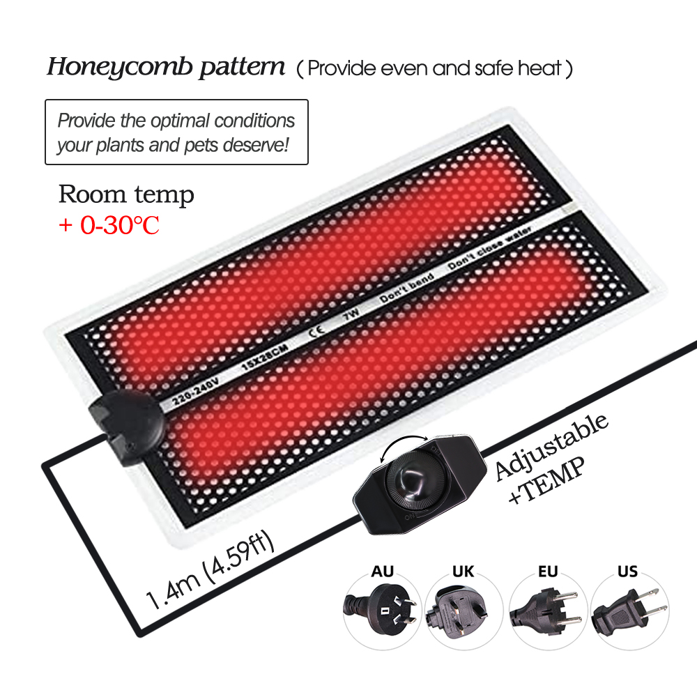 5-20W Garden Seedlings Heating - Seedling Heat Pad ulasan dan harga